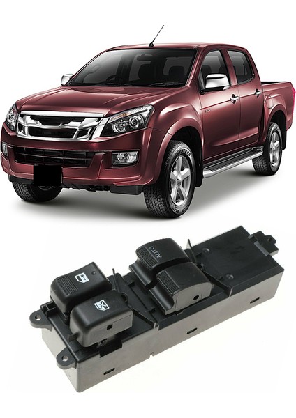 8-98192249-1 Elektrikli Cam Kontrol Ana Anahtarı Isuzu D-Max 2011-2019 2 Kapılı (Yurt Dışından) fiyatları