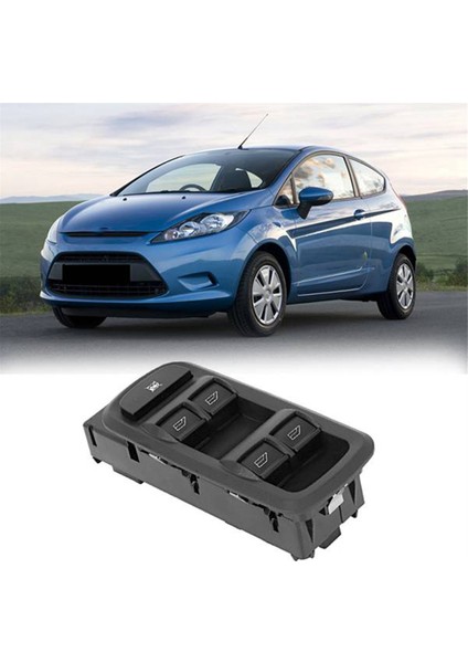 Araba Aksesuarları Elektrikli Cam Anahtarı Araba Ana Cam Kontrol Anahtarı 8A6T-14A132-CC Ford Fiesta 2011-2013 Için Uygun (Yurt Dışından) fiyatları