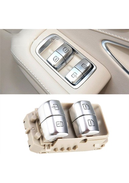 Bej Cam Kaldırma Kontrol Düğmesi Tavan Anahtarı 2229051505 Mercedes-Benz W222 S550E S600 2014-2020 (Yurt Dışından) modelleri