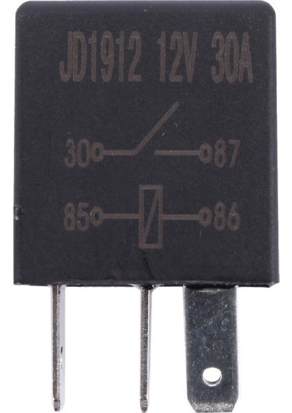 x 30A Amp 12V 4pin Araba Otomatik Röle Kiti Spst Fan Yakıt Pompası Işık Kornası Için (Yurt Dışından) fırsatları