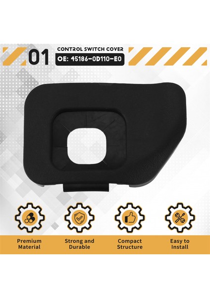 Araba Seyir Kontrol Anahtarı Kapağı Seyir Anahtarı Toz Kapağı Toyota Yaris Vios 2013+ 45186-0D110-E0 (Yurt Dışından) fırsatları