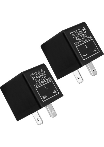 2pc 12V 3pin Araba Flaşör Rölesi CF13 Jl-02 Sabit LED Işık Dönüş Sinyali Göstergesi Hyper Flash (Yurt Dışından)