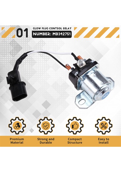 Mitsubishi Challenger Galant Triton L200 Nativa Pajero Montero Sport MD342751 Için Araba Kızdırma Bujisi Kontrol Rölesi (Yurt Dışından) fırsatları