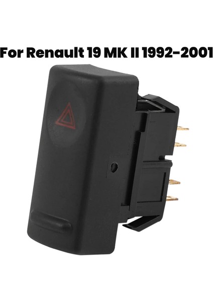 Renault 19 Mk2 Iı R19 1992-2001 Için Tehlike Uyarı Gösterge Lambası Anahtarı Düğmesi 7700817335 (Yurt Dışından) fırsatları