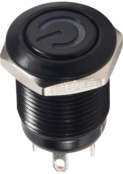 12V 2A 9.5mm LED Metal Kapak Güç Anlık Basmalı Düğme Anahtarı Araba Dıy Modifiye, Kırmızı (Yurt Dışından) fiyatları