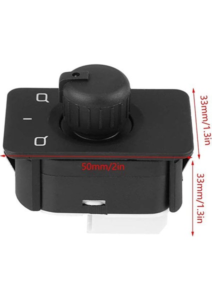 Audi A3 8l1 A6 Avant 4b C5 1997-2004 4B0959565A Için Araba Yan Ayna Anahtarı Kontrol Düğmesi Düğmesi (Yurt Dışından) modelleri