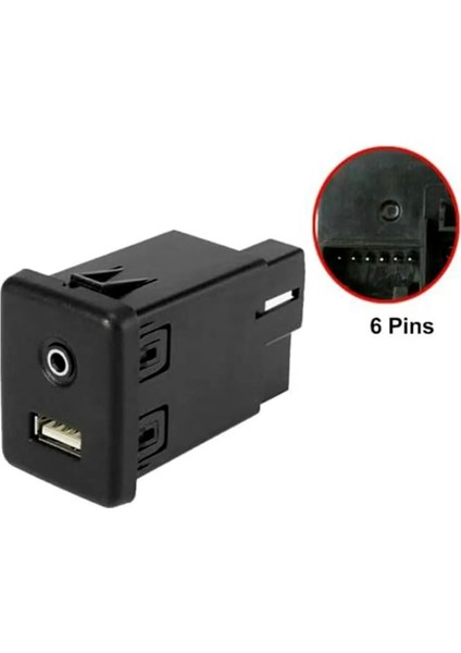 Aux USB Portu Yardımcı Ses USB Jakı USB Hub Modülü 13599456 22875063 39087529 Cruze Malibu Regal Için (Yurt Dışından) modelleri