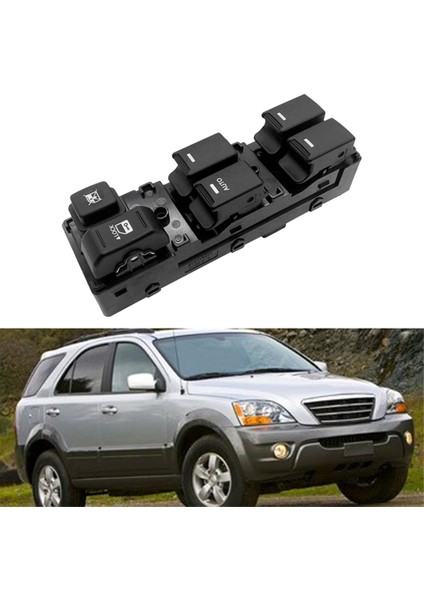 Kia Sorento 2009-2014 Araba Elektrikli Cam Kontrol Ana Anahtarı 93573-2P000 (Yurt Dışından) fırsatları