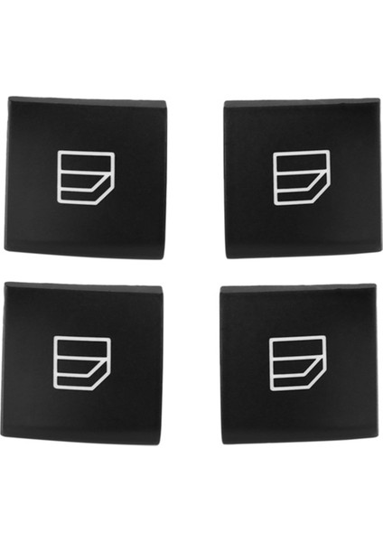 Mercedes Benz A ml Gl R Sınıfı W164 X164 W251 W245 Pencere Anahtarı Düğmesi Kapağı Sürücü Pencere Kontrol Anahtarı Düğmesi Için 4 Adet (Yurt Dışından)