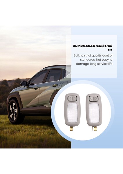 Çift Vizörlü Vanity Ayna Işıkları Iç Vanity Lambası Hyundai Kona 2018-2023 92891-3S000TX 92892-3S000TX (Yurt Dışından) fırsatları