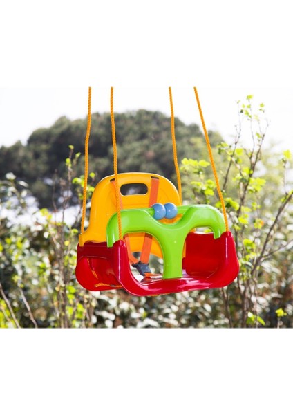 Kırmızı Emniyet Kemerli Bebek ve Çocuk Salıncağı – Güvenli, Rahat ve Dayanıklı Dış Mekan Kullanımı modelleri