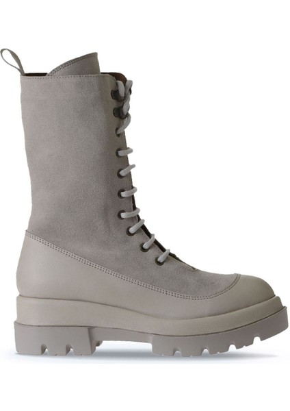 Bej Deri-Süet Kadın Dolgu Topuklu Bot 01WV2901 01WV2901