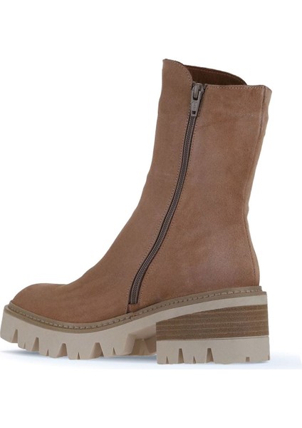 Pudra Süet Kadın Topuklu Bot 01WV3303 01WV3303 fırsatları