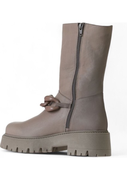 Vizon Açık Deri Kadın Düz Bot 01WV3118 01WV3118 fırsatları