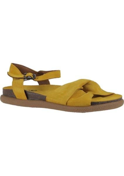 Sarı Süet Kadın Düz Sandalet 01WU4728 01WU4728 modelleri