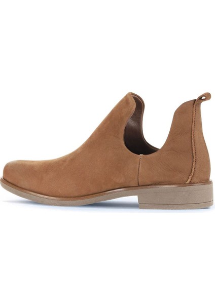 Açık Kahverengi Nubuk Kadın Düz Bot 01WD3807 01WD3807 fırsatları