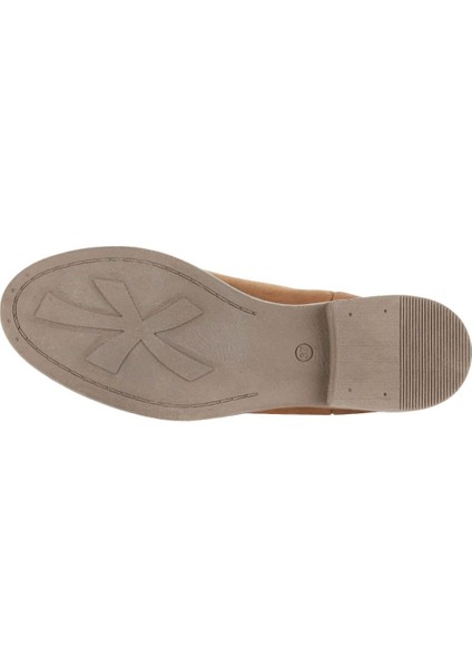 Açık Kahverengi Nubuk Kadın Düz Bot 01WD3807 01WD3807 indirimleri