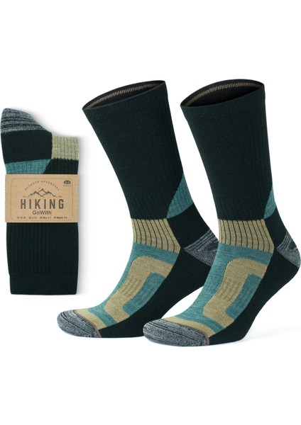 Yünlü Taban Altı Havlulu Dikişsiz Hiking Çorabı 3592