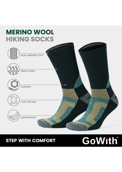 Yünlü Taban Altı Havlulu Dikişsiz Hiking Çorabı 3592 modelleri