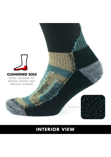 Yünlü Taban Altı Havlulu Dikişsiz Hiking Çorabı 3592 fırsatları