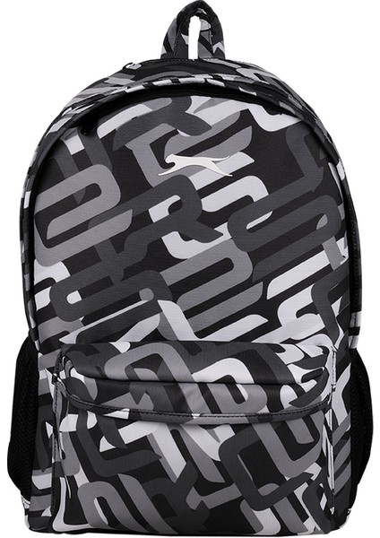 Fermuar Detaylı Grey Sırt Çantası