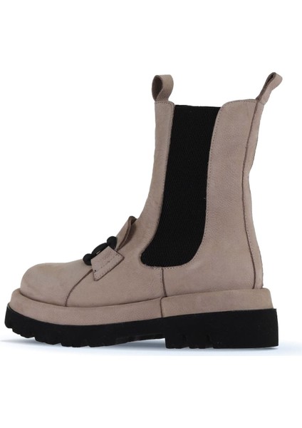 Vizon Nubuk Kadın Dolgu Topuklu Bot 01WV1003 01WV1003 fırsatları