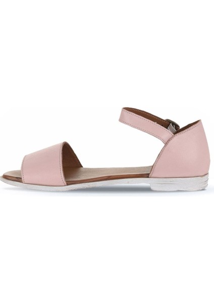 Gül Kurusu Deri Kadın Düz Sandalet 01WN5004 01WN5004 modelleri