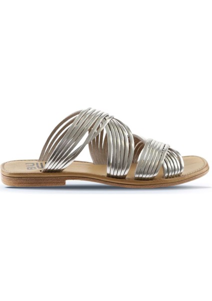 Bej Parlak Deri Kadın Düz Terlik 01WU3422 01WU3422 fiyatları