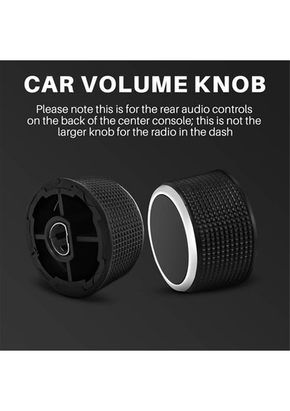 Çift 22912547 Arka Radyo Ses Seviyesi Kontrol Düğmesi Kadranı Ayarlayıcısı Chevy Tahoe Chevrolet Silverado Gmc 07-13 (Yurt Dışından) modelleri