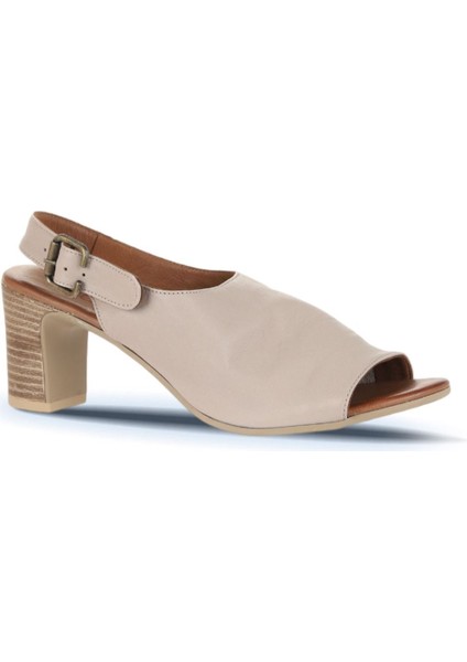 Gri Deri Kadın Topuklu Sandalet 01WN1513 01WN1513 fiyatları