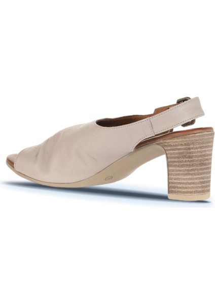 Gri Deri Kadın Topuklu Sandalet 01WN1513 01WN1513 fırsatları
