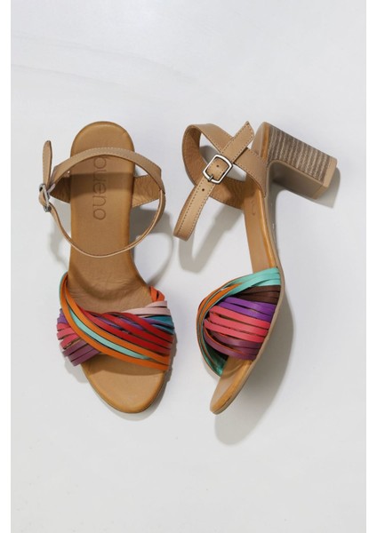 Multi M10 Deri Kadın Topuklu Sandalet 01WN1520 01WN1520