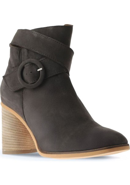 Gri Koyu Nubuk Kadın Topuklu Bot 01WR5500 01WR5500 modelleri