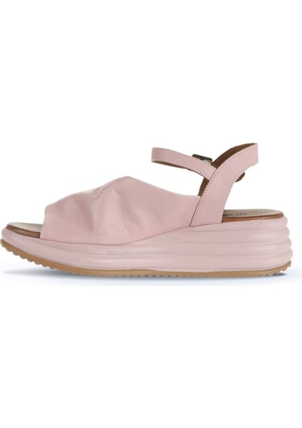 Gül Kurusu Deri Kadın Dolgu Topuklu Sandalet 01WA2402 01WA2402 modelleri