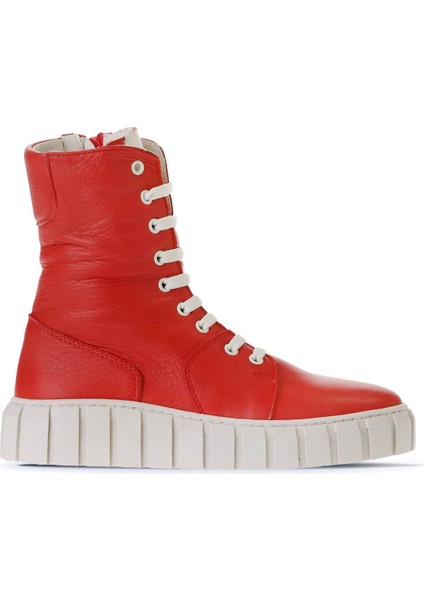 Kırmızı Flotter Deri Kadın Spor Bot 01WT3404 01WT3404 fiyatları