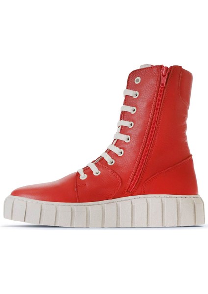 Kırmızı Flotter Deri Kadın Spor Bot 01WT3404 01WT3404 fırsatları