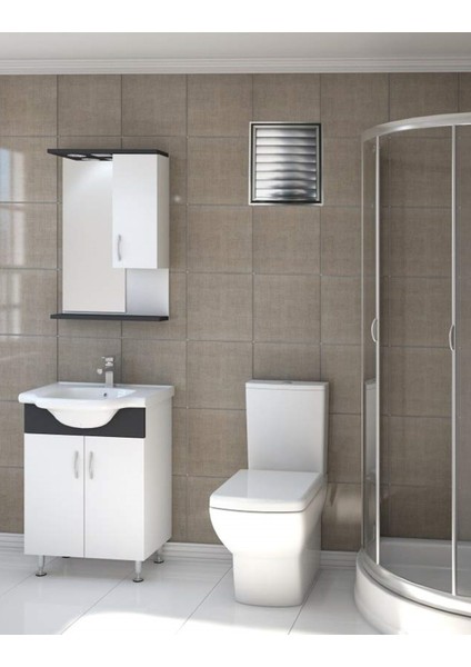 45X45 cm Alüminyum Parlak Krom Eloksal Banyo Menfezi fiyatları