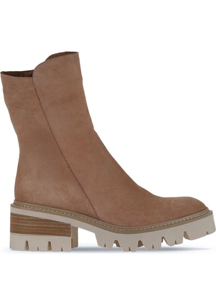 Pudra Süet Kadın Topuklu Bot 01WV3303 01WV3303
