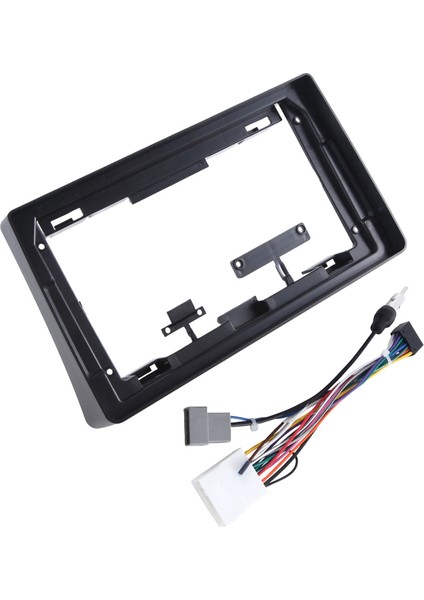 Nissan Navara D40 2006-2012 Gösterge Paneli Kiti Için 9 Inç Araba Radyo Çerçevesi Facia Konsol Çerçeve Adaptörünü Takın (Yurt Dışından) modelleri