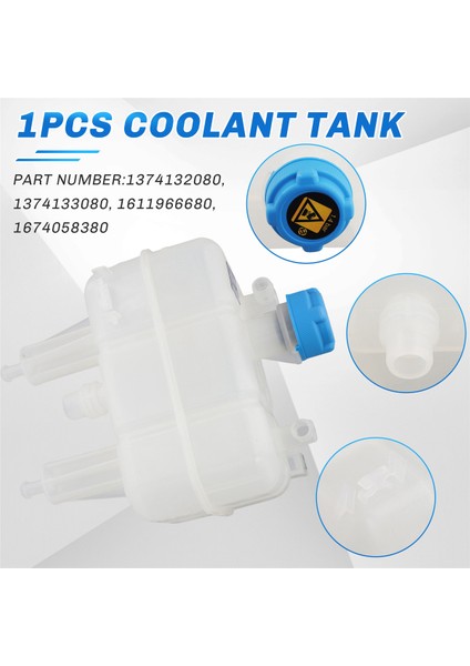 Fiat Duacato Peugeot Boxer Citroen Için Araç Genleşme Soğutma Tankı Cevap 1374132080 1374133080 1611966680 1674058380 (Yurt Dışından) modelleri