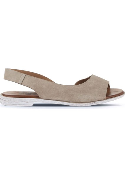Kum Alf Süet Kadın Düz Sandalet 01WA3013 01WA3013