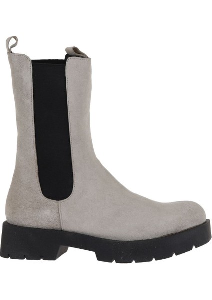 Bej Süet Kadın Düz Bot 01WT2516 01WT2516