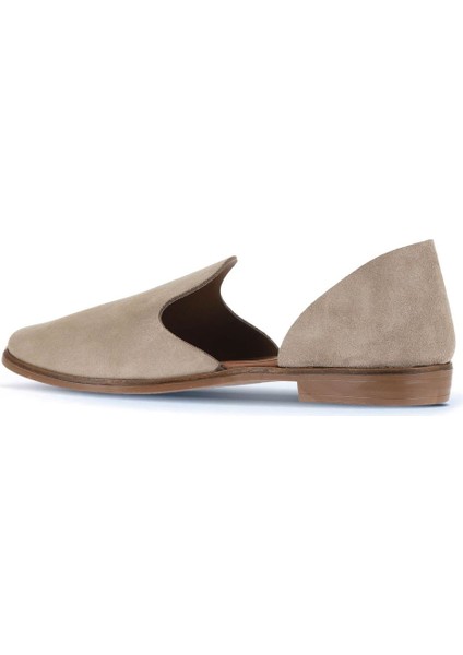 Kum Alf Süet Kadın Düz Sandalet 01WA7001 01WA7001 fırsatları