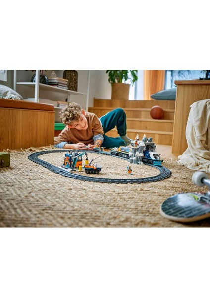 60470 LEGO City Kaşif Treni 1517 Parça +7 Yaş indirimleri