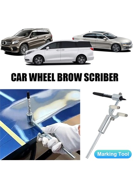 Araba Tekerleği Kaş Çizici Galvanizli Demir Otomatik Ezik Onarım Tekerlek Kemeri Araba Gövde Çizgi Işaretleme Araçları Araba Gövde Onarım Araçları (Yurt Dışından) fırsatları