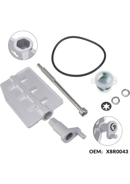 X8R0042 X8R0043 1 Set Araba Motoru Emme Manifoldu Valfi Girdap Kapağı Tamir Takımı Bmw Disa M54 3.0 Ltr (Yurt Dışından) modelleri