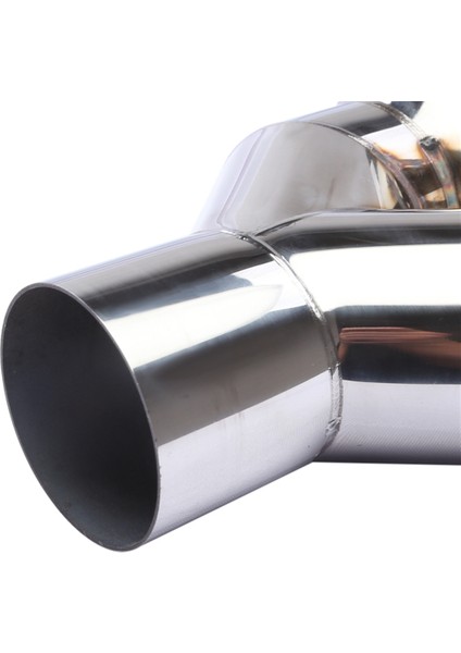 Evrensel 63MM Giriş 76MM Çıkış Çift Silindir Paslanmaz Çelik Egzoz Kuyruk Borusu Susturucusu Araba Egzoz Sistemi Için (Yurt Dışından) modelleri