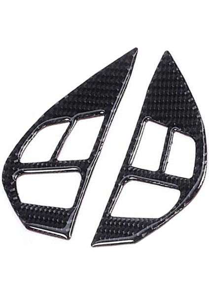 Mitsubishi Lancer Evo x Mr 2008-2013 Iç Döşeme Araba Direksiyon Düğmesi Vurgu Etiket Kapağı Için Karbon Fiber (Yurt Dışından) fırsatları