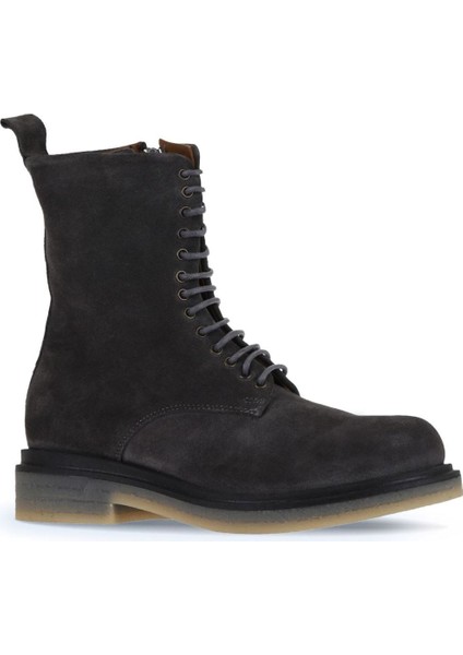 Gri Süet Kadın Düz Bot 01WT3100 01WT3100 modelleri