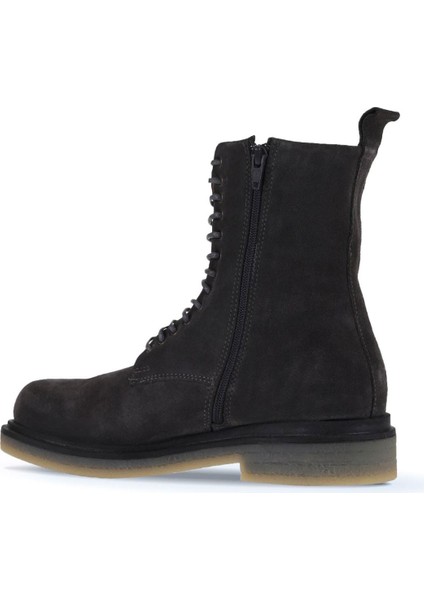 Gri Süet Kadın Düz Bot 01WT3100 01WT3100 indirimleri